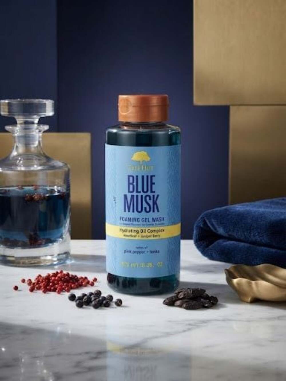 Tree Hut Blue Musk Foaming Gel Wash 18 fl oz